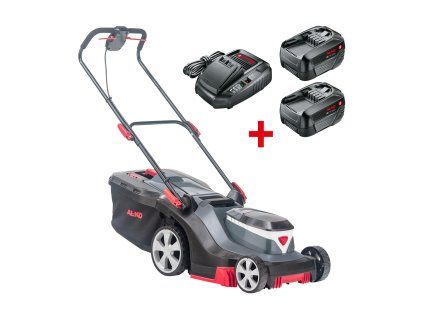 113843 battery lawnmower 38 2 li comfort set 2 batteries and charger webshop