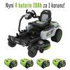 AKU zahradní rider EGO Z6 ovládaný volantem